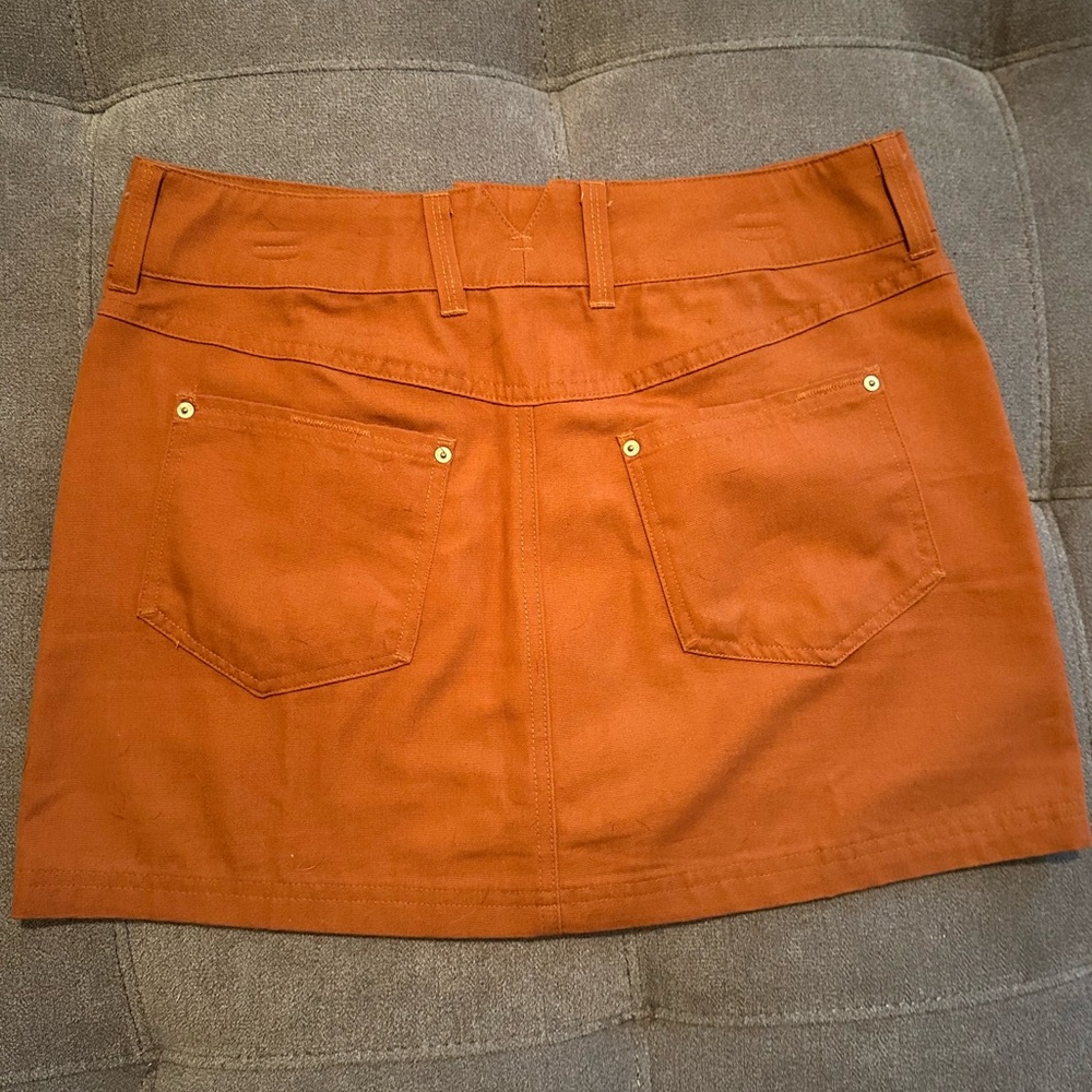 NWOT Hurley button-front mini skirt - Picture 5 of 8
